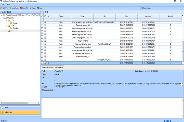 2. Export Multiple OLK files to Single PST