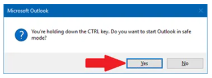 Outlook in Safe Mode