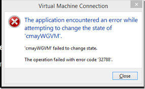 Fix hyper-v error 32788