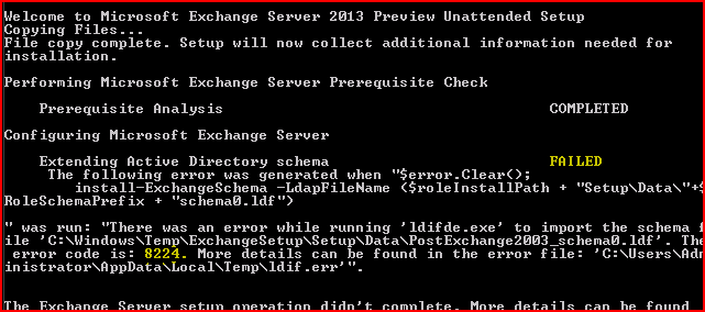 fix exchange server error code 8224