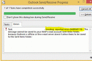 Fix outlook error 0x80040119