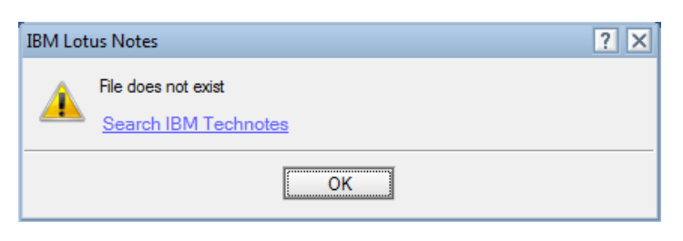 Lotus Notes 8.5. Ошибки в Lotus. Lotus Notes бизнес-процессы. Does not exist перевод.