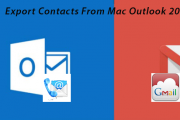 Export Contacts From Outlook For Mac 2016 to Gmail