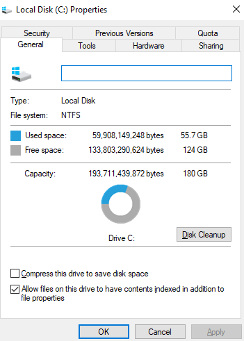 Extend Drive Space in Windows 10