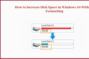 increase disk space in Windows 10
