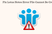 Fix Lotus Notes Error No Sitemap Found (2)