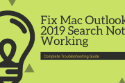 Fix Mac Outlook 2019 Search Not Working