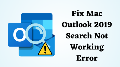 Mac Outlook 2019 Search Not Working
