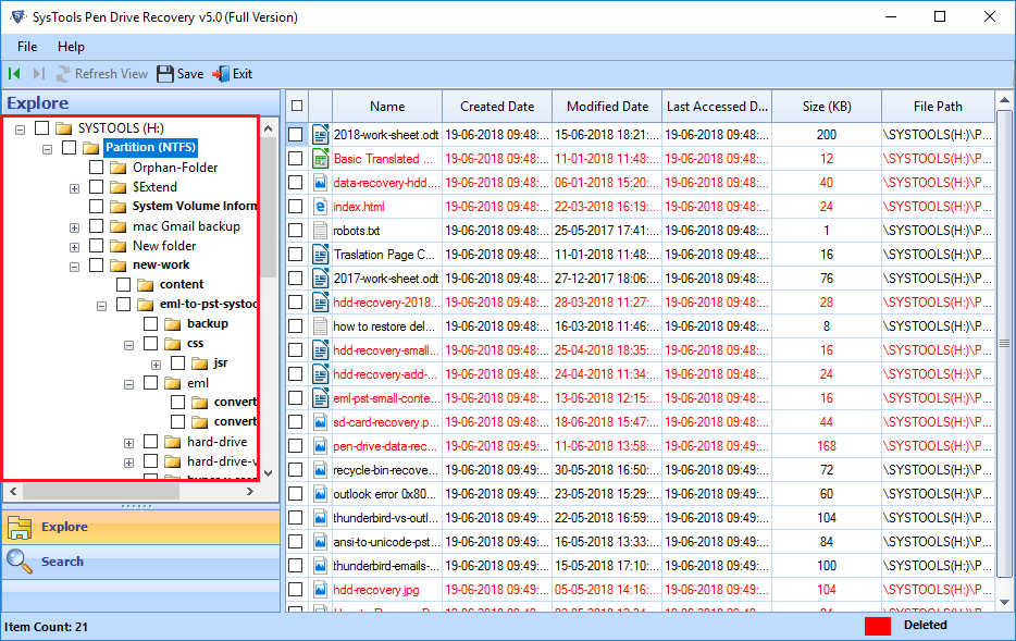 how to restore data from formatted pen drive