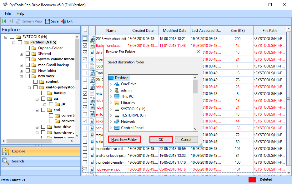 how to recover files from a flash drive that needs to be formatted