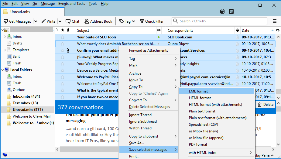copy mailbird pro config
