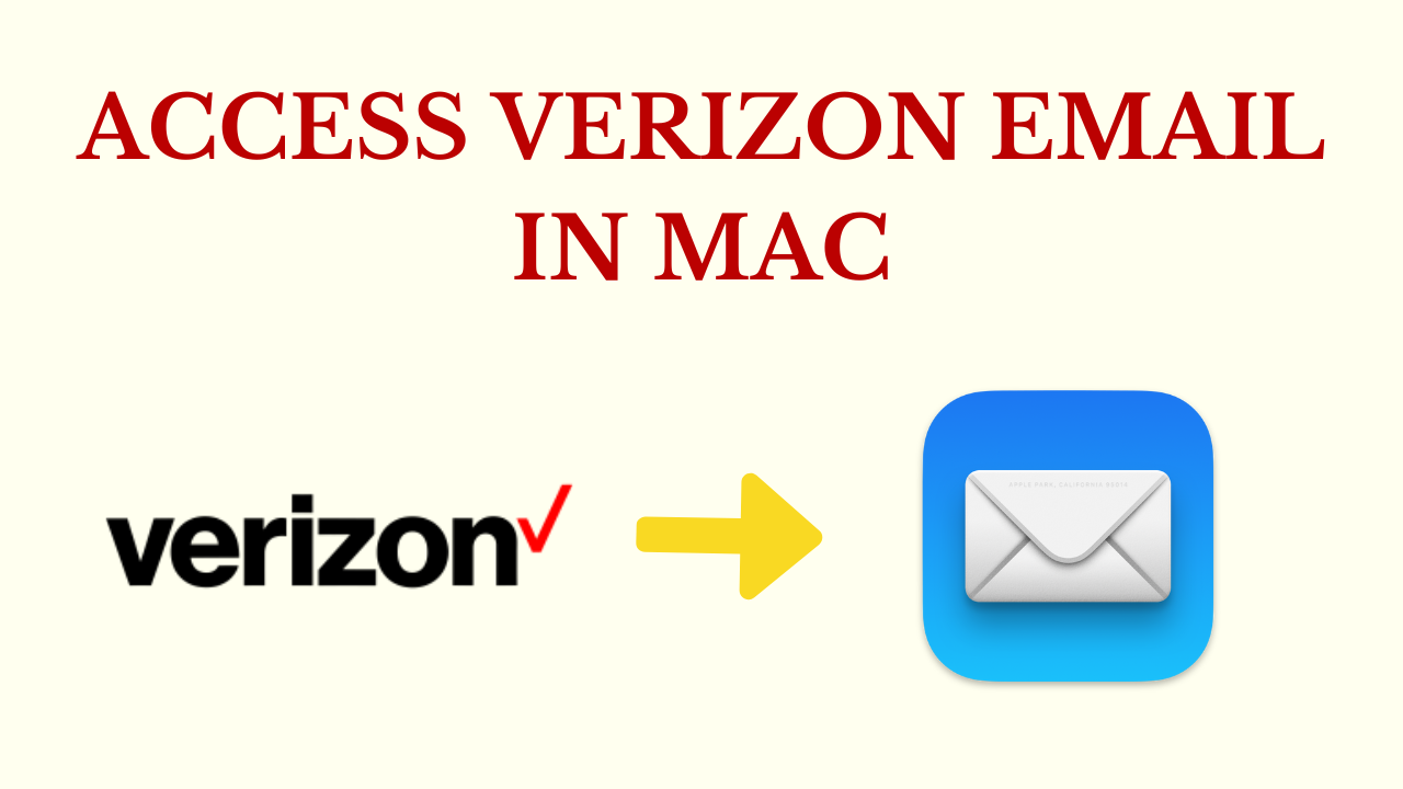 Access Verizon Email in Mac