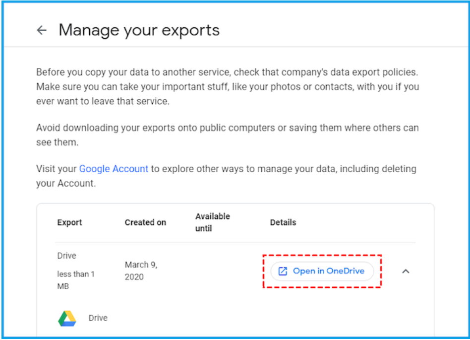 migrate google drive to onedrive for business 