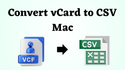Convert vCard to CSV Mac