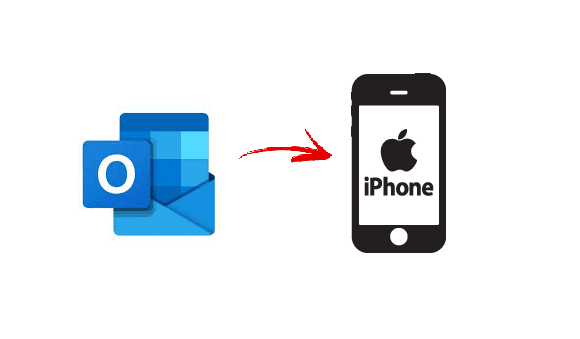 outlook contacts to iphone