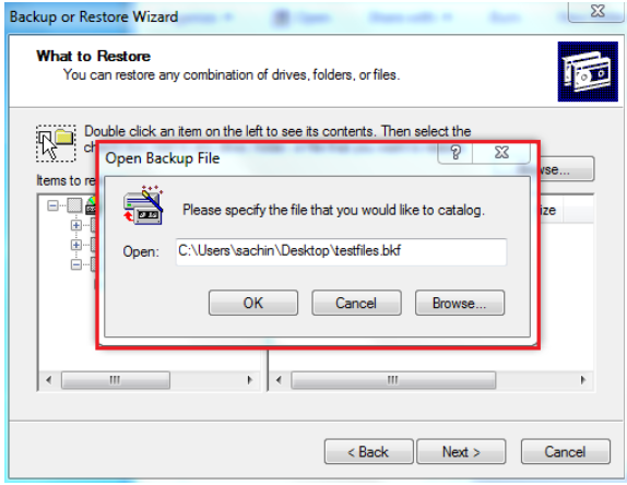 restore files from backup windows 10