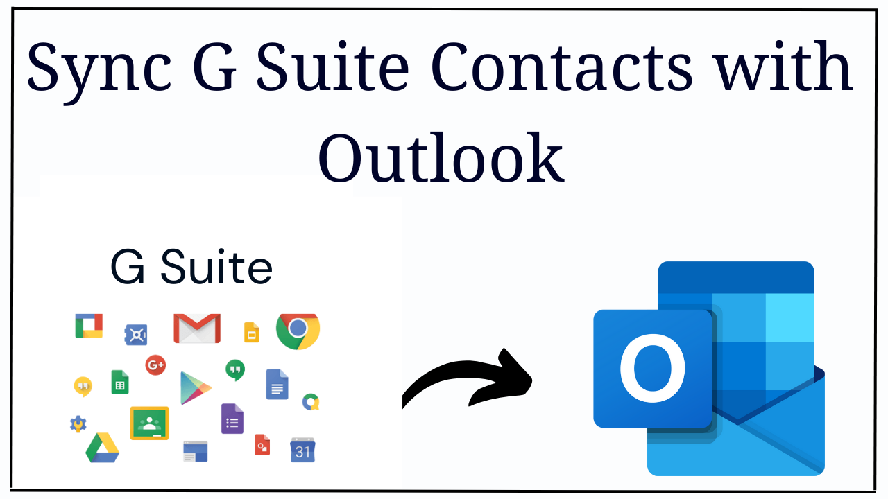Sync G Suite Contacts with Outlook