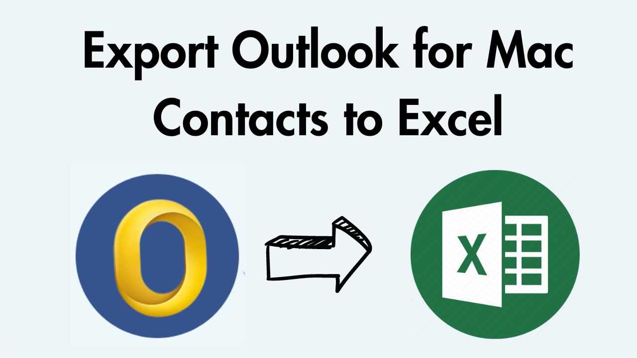 Export Outlook for Mac Contacts to Excel