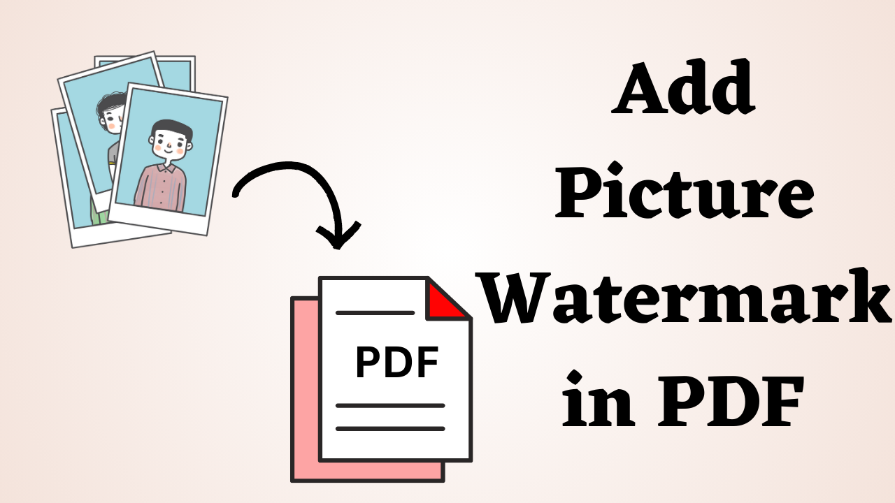 Add Picture Watermark in PDF