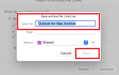 Outlook Mac OLM File Location