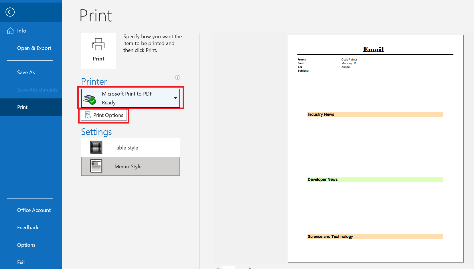 outlook to pdf