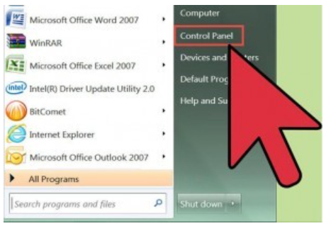 control panel