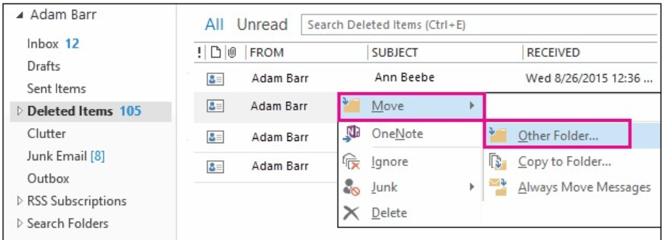 Recover Deleted Contact From Outlook