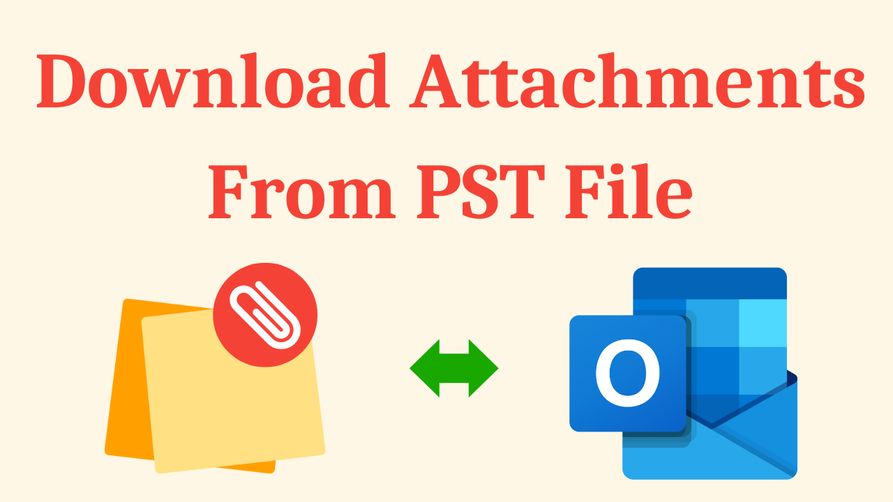 download attachments from pst file 