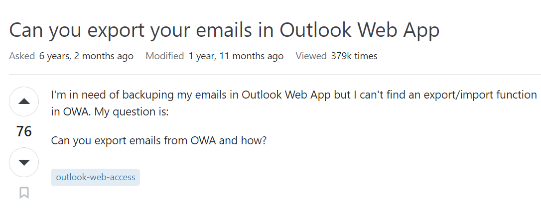 download emails from outlook web app