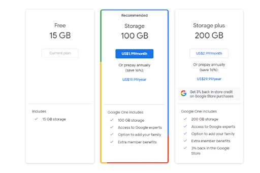 google one subscription