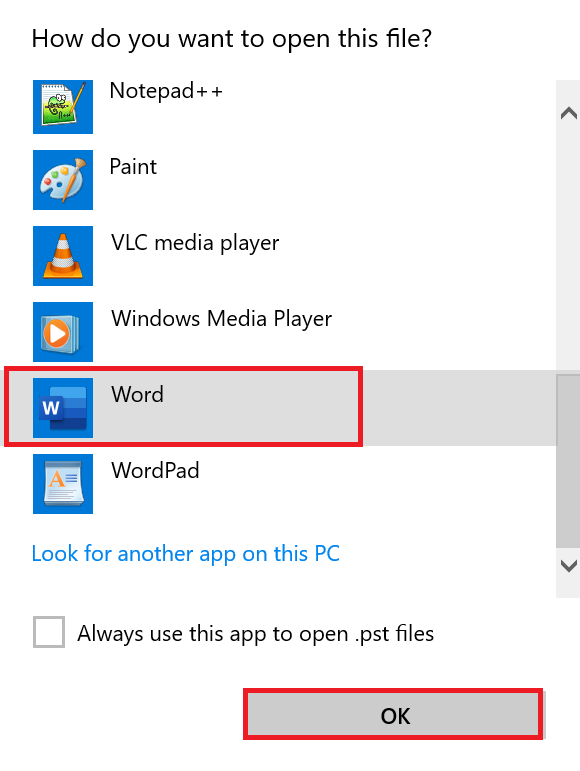 select word to convert Outlook emails into Word document