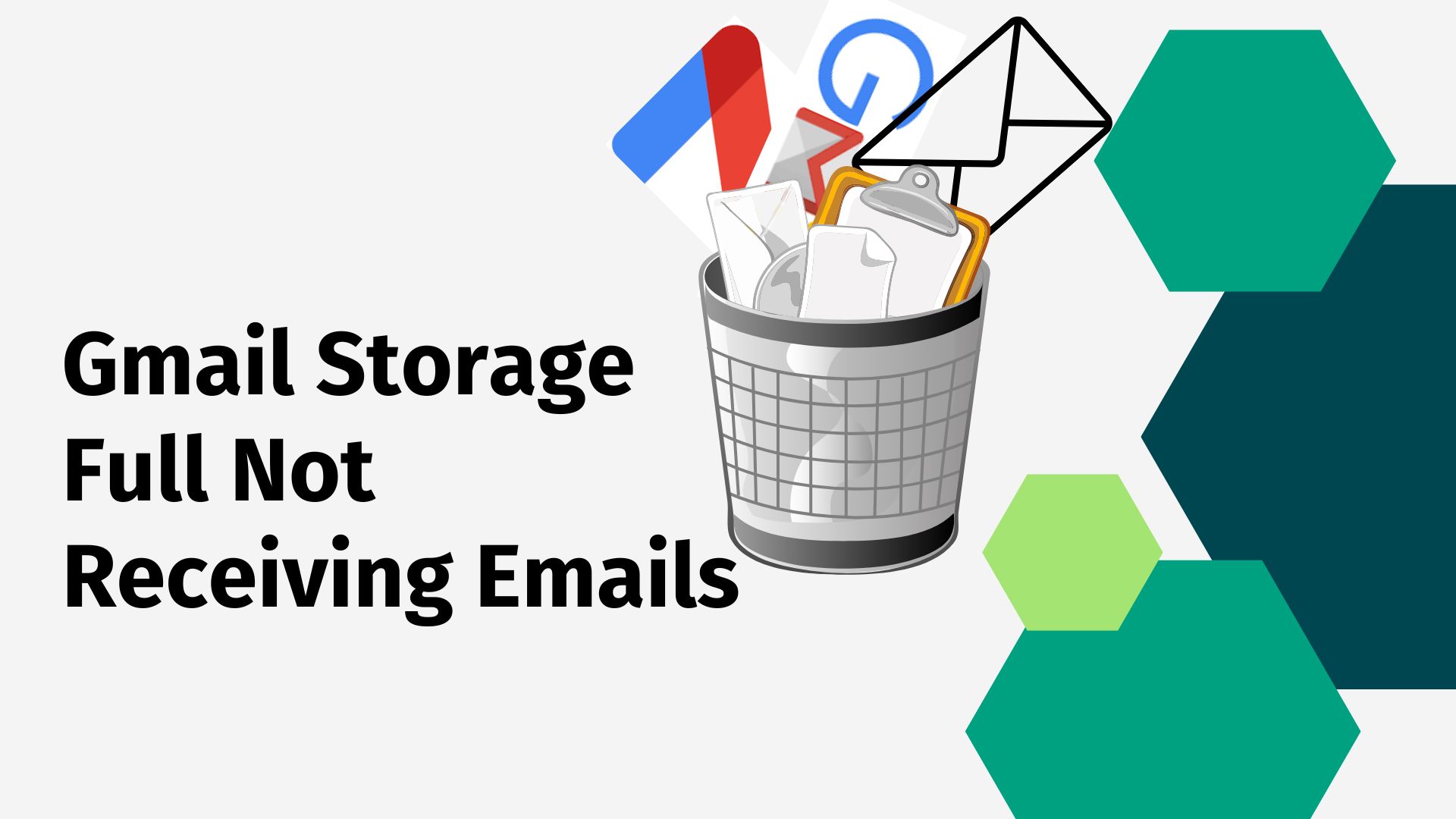 Gmail Storage Full Not receiving Emails