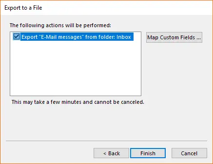 export contact file to CSV