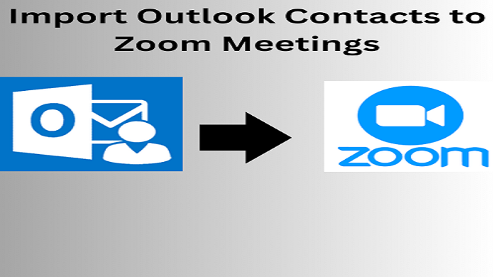 import Outlook contacts to Zoom meetings
