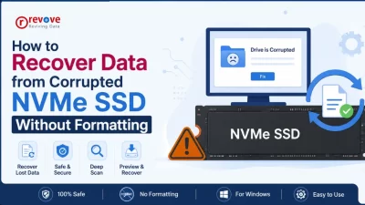 Recover Data from Corrupted NVMe SSD