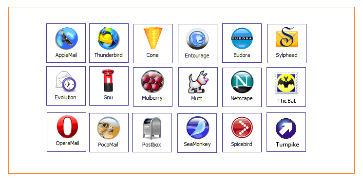 email clients that support MBOX file