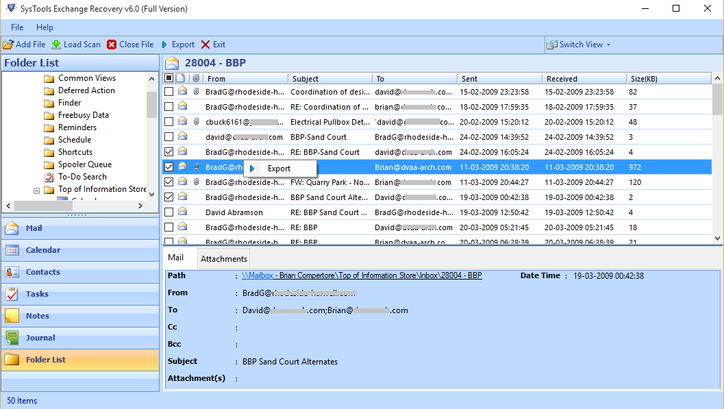 Merge Multiple MAB file into PST