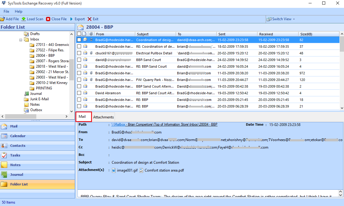 Merge Multiple MAB file into PST