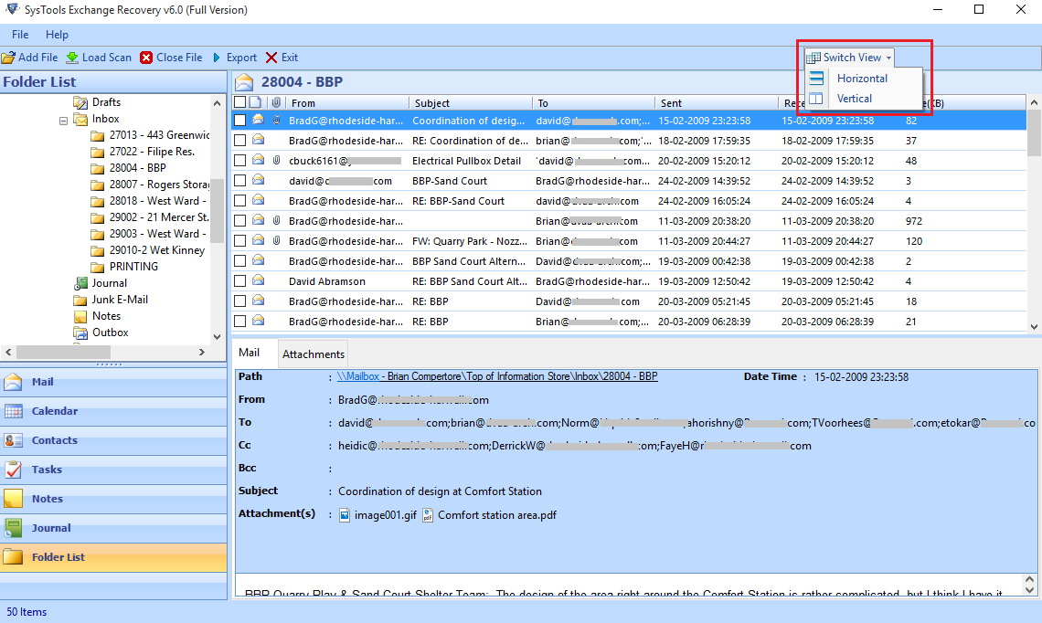 Merge Multiple MAB file into PST