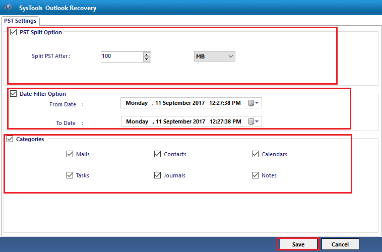 Merge Multiple MAB file into PST