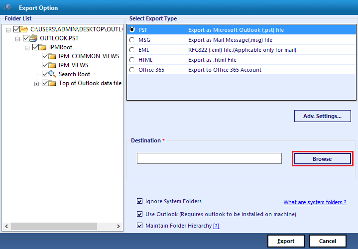 Merge Multiple MAB file into PST