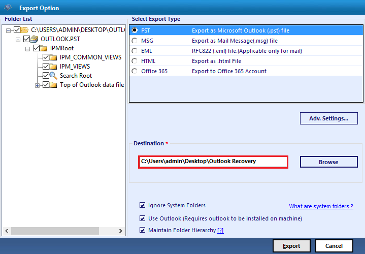 Merge Multiple MAB file into PST