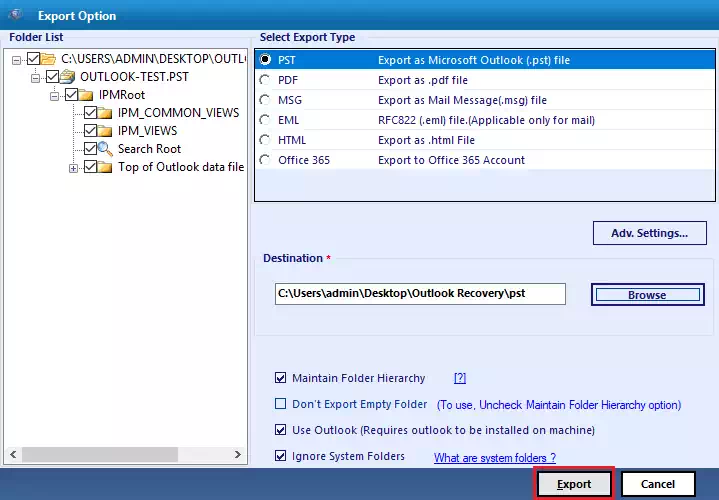 open File