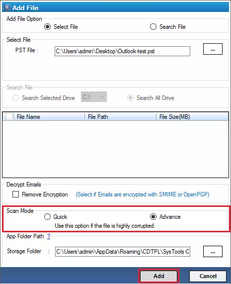 pst recovery tool