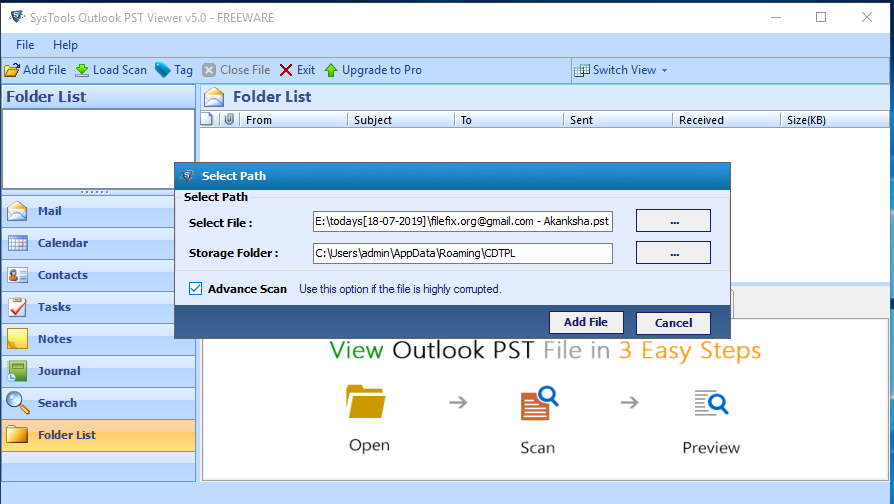 Analyze OST Files