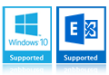 windows 10 exchange supported