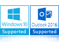 windows 10 & outlook 2016
